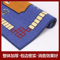 Mahjong tablecloth hand-rubbed mahjong mat for home playing cards and poker high-end thickened wear-resistant silent chess and card room square