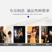 High-end performance flute 16-hole E-key silver-plated flute 16-hole flute 16-key flute musical instrument flute promotion