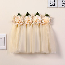 Socket blocking decorative switch box electric meter box curtain creative video intercom doorbell phone cover wire switch box