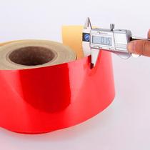 Reflective warning tape 5 10 15cm red white yellow black twill warning sign tape safety anti-collision sticker