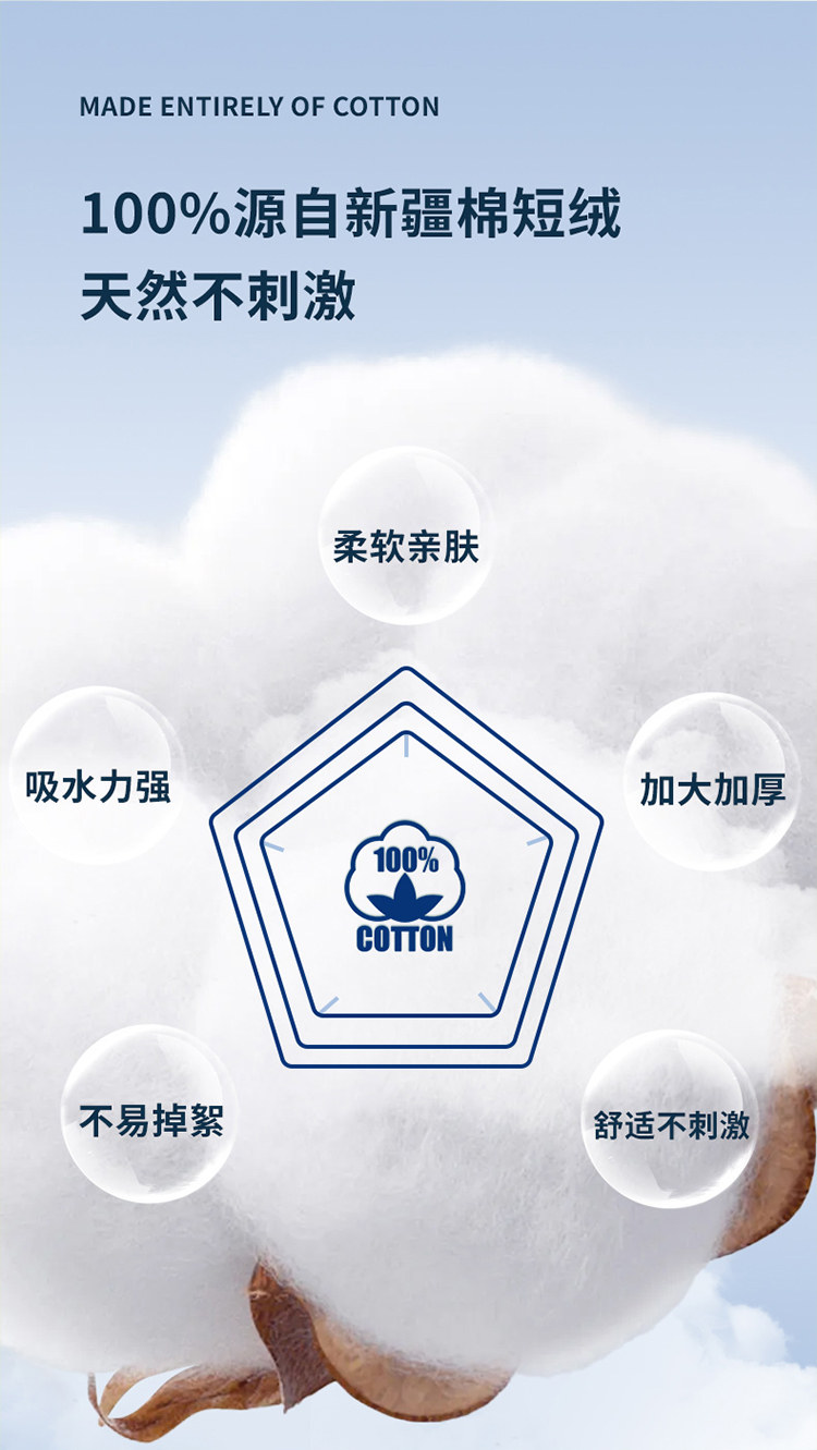 安享好物 安享B级洗脸巾-元气考拉新疆棉洗脸巾 企标 