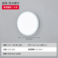 Обычный круглый крупный -20 Вт белый свет +поглощение стенки двойное использование