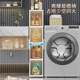 New light luxury bathroom storage cabinet flip-top multi-layer floor-standing sewing cabinet household storage large capacity