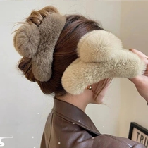 Hair Claw Hairpins Plush Hair Clip for Girl Hair Accessories