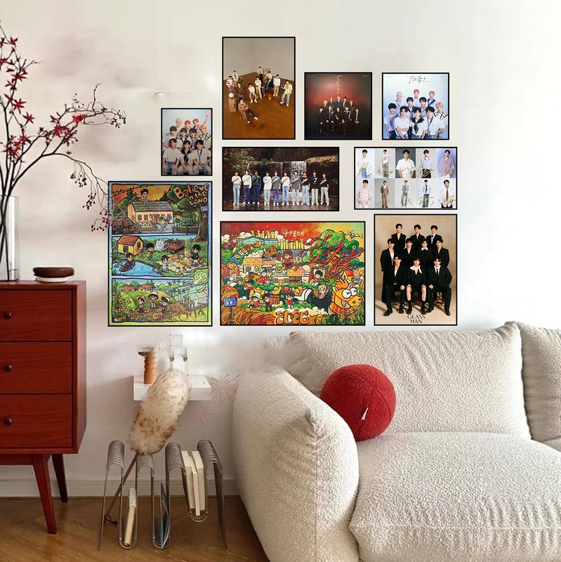 【Exclusive to Ten Qintian】Aluminum Alloy Poster Frame Celebrity Magazine Merchandise Wall-Mounted Narrow Edge Picture Frame Photo Frame
