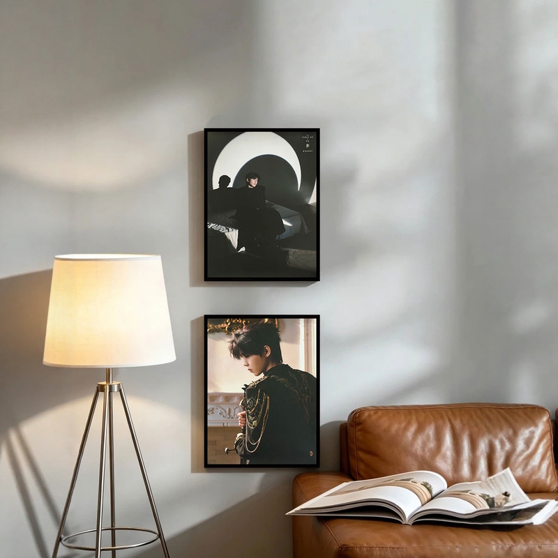 [Exclusive to Wang Yien] Aluminum Alloy Poster Frame with Narrow Edges, Tour Poster Merchandise, Business Wall-Mounted Celebrity Photo Frame