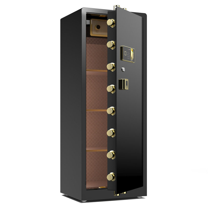 Huxu Safe Office Home Safe 2024 New Model Wall-Mountable Heavy-Duty Safe Fingerprint Lock