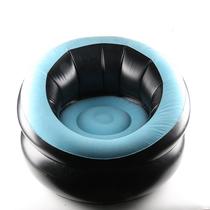 New inflatable lazy sofa round recliner lunch break enlarged folding leisure sofa back armrest sofa seat