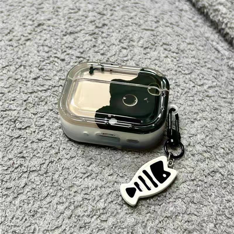 Cute Black Cat Protective Case for Samsung Buds3 Earphones, Galaxy Buds3Pro Third-Generation Wireless Bluetooth Accessories