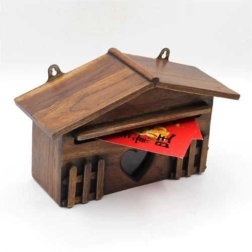 Деревянный настенный аксессуар, деревянная хижина, ограждение, антикварная система хранения