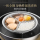 304 Stainless Steel Steaming Tray for Rice, Electric Rice Cooker with Divided Steaming Bowls, Round Rice Cooker Steaming Basket and Steaming Grid