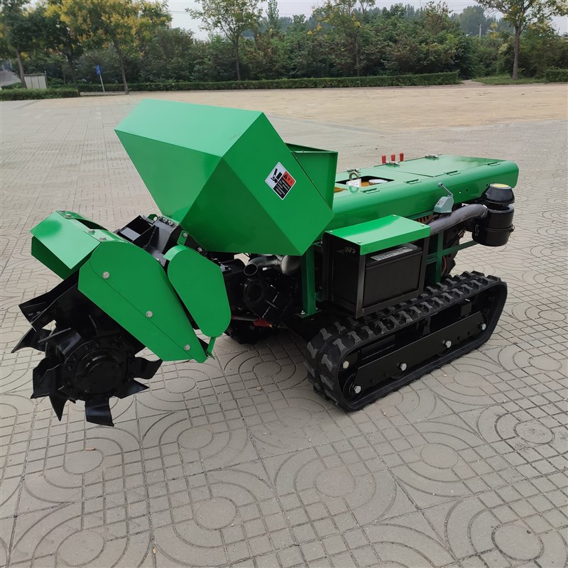 Sufa multifunctional orchard trenching and fertilizing machine, small peach orchard trenching machine, mountain hilly crawler micro tiller
