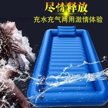 Inmai bubble water mattress single and double fun water bed hotel sauna massage spa bed inflatable water multi-function