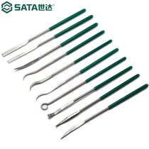 SATA0380410 piece set of diamond special shaped assorted files 3x140MM