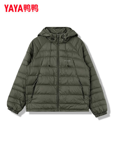 鸭鸭情侣排骨羽绒服女2025新款韩版时尚轻薄男女同款户外运动外套