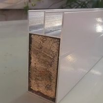 Extra thick mountain trough column slot tile cabinet mountain trough mountain trough accessories brick clamp stove aluminum alloy frame