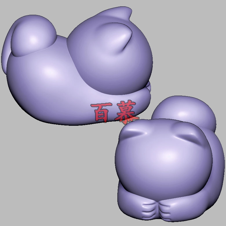 3D Cat Sculpture Computer Model Stl File 3D Printing Model 2160