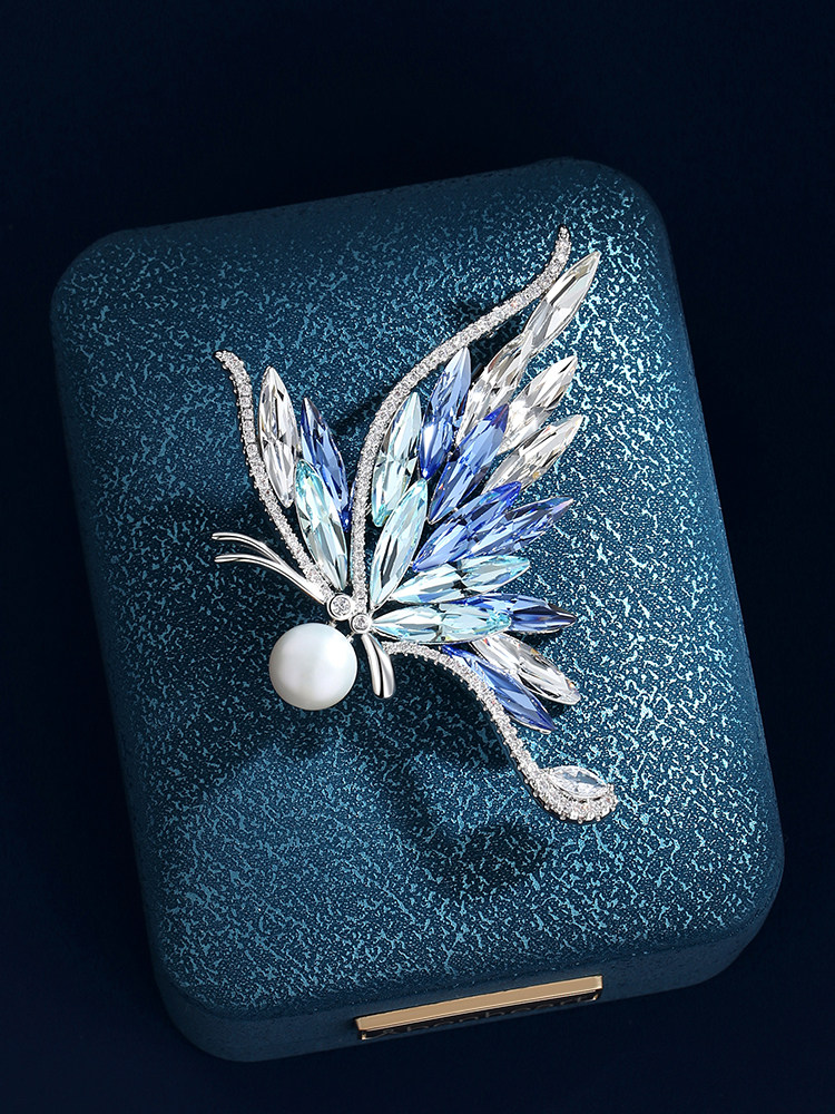 Abenheart Danish Light Dust Butterfly Brooch High-End Women's Butterfly 2026 New Brooch Elegant Corsage Gift