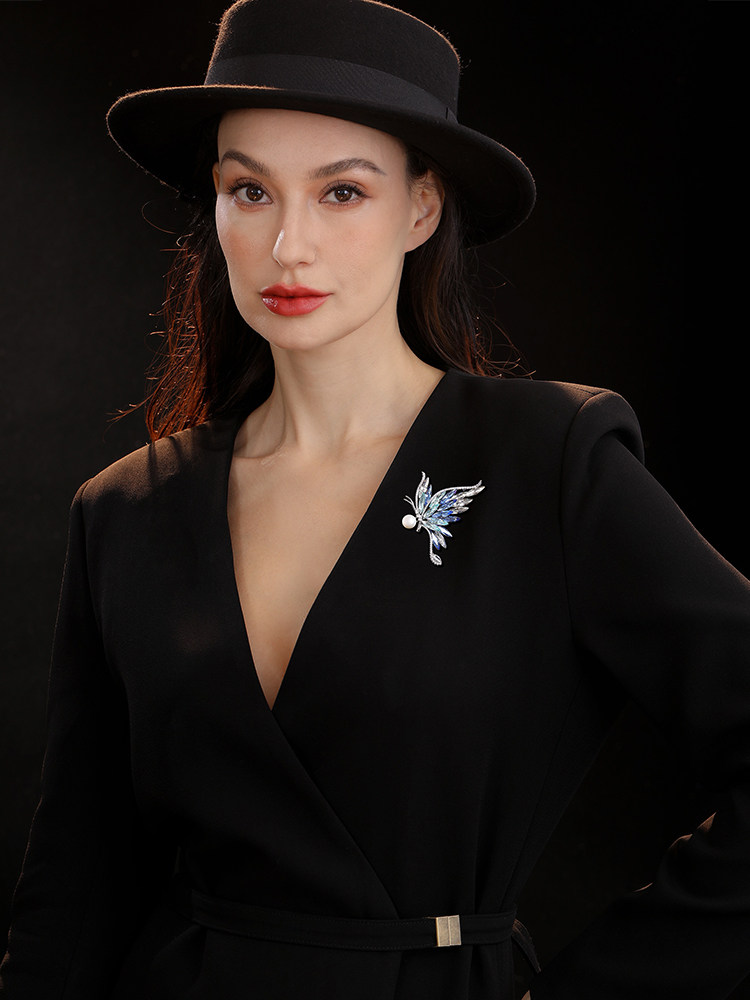 Abenheart Danish Light Dust Butterfly Brooch High-End Women's Butterfly 2026 New Brooch Elegant Corsage Gift