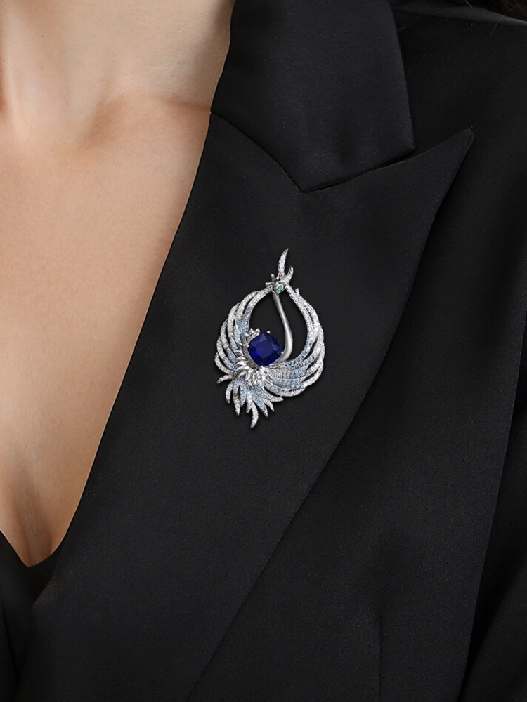 Abenheart Danish Fengxi Brooch, High-End Suit Fashion Exquisite Pin, Light Luxury Gift for Men and Women