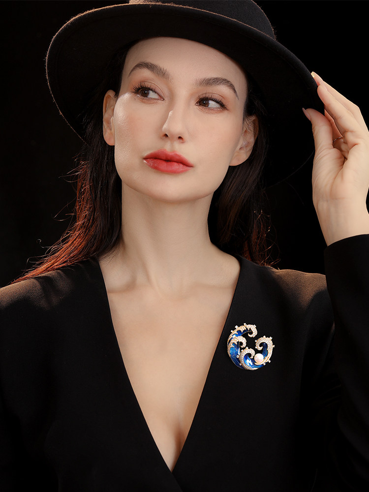 Abenheart Danish Canglan Brooch, High-End Luxury Design Brooch for Men and Women, Niche Gift