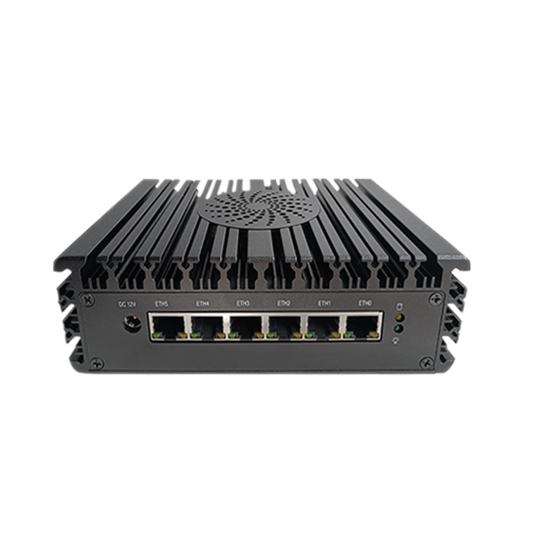 Feisuxun 6-Port 8Th Generation I3-8130/7100U/I5-8250 Gigabit Soft Router Wireless Wifi6 Enterprise Industrial Control Router X86 with Fan