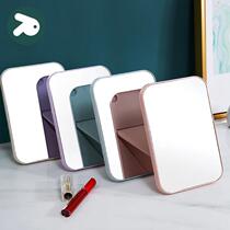 ]Desktop dressing female student folding mirror desktop mens portable travel makeup new small desktop office