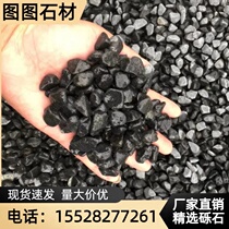 重庆黑色砾石花园庭院水洗石日式园林枯山水碎石灰色洗米石景观石