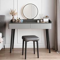 Light luxury dressing table bedroom modern simple dressing table mirror small ins style master bedroom internet celebrity small apartment dressing table