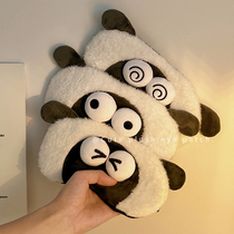 Cartoon lamb funny eye mask cute light-blocking sleep special sleeping eye mask summer ice compress eye mask for girls