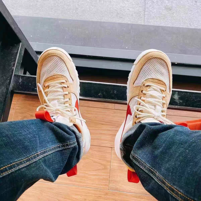 Summer Style G-Dragon Astronaut 2.0 Men's and Women's Low-Top Mesh Yellow Couple Sneakers Collaboration