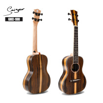 Factory musical instrument direct sales ukulele black persimmon wood plywood matte ukulele ukulele maple armrest