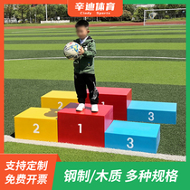 Podium for children and adults track and field games steel and wood optional colors and sizes customizable podium