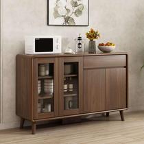 A4L Chinese sideboard wine cabinet living room solid wood frame storage cabinet modern minimalist home integrated tea cabinet kitchen