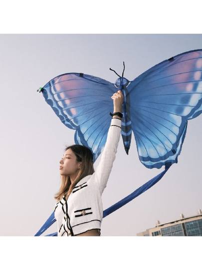 同飞翔蝴蝶风筝儿童微风易飞长飘带情侣风筝高档大人专用2024新款