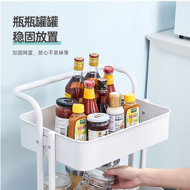 Floor-standing multi-layer cart storage rack kitchen x mobile baby products newborn storage rack snack storage