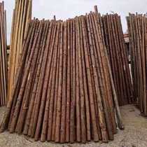 Fir wood piles river piling wooden piles bank revetment wooden piles piling round wood fir support rods