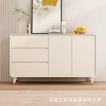 Light luxury cream style sideboard modern simple cupboard home kitchen storage cabinet sideboard storage cabinet preparation cabinet