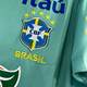 2024 Brazil national team training uniform short-sleeved lake green men's quick-drying team football uniform pre-match training jersey