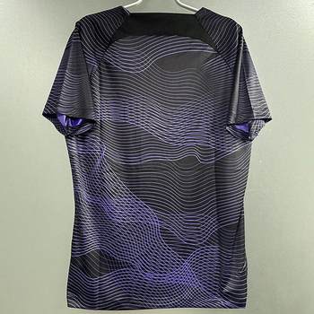 Hong Kong Team Training Uniform 2023 Short-Sleeved Plain Team Jersey Men's Breathable Quick-Drying Football Uniform Training Uniform