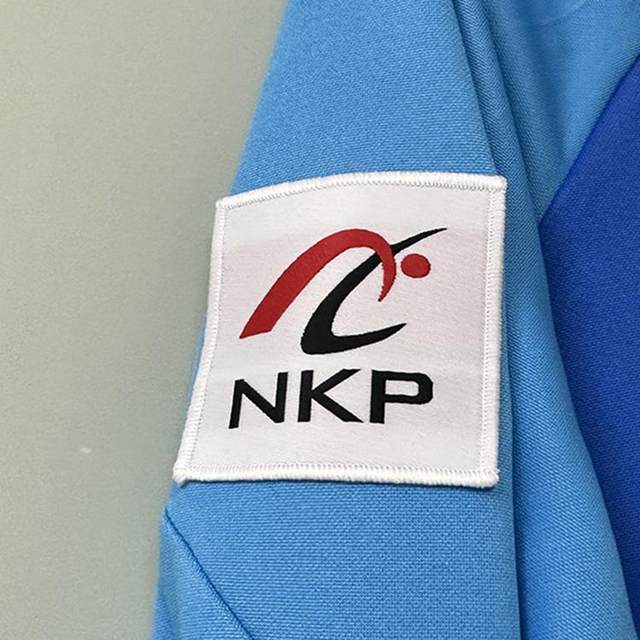 2023 Yokohama Training Wear Long Sleeve Thumb Button Pullover Sweatshirt Warm-Up Jersey Colorful Blue Men's Football Wear