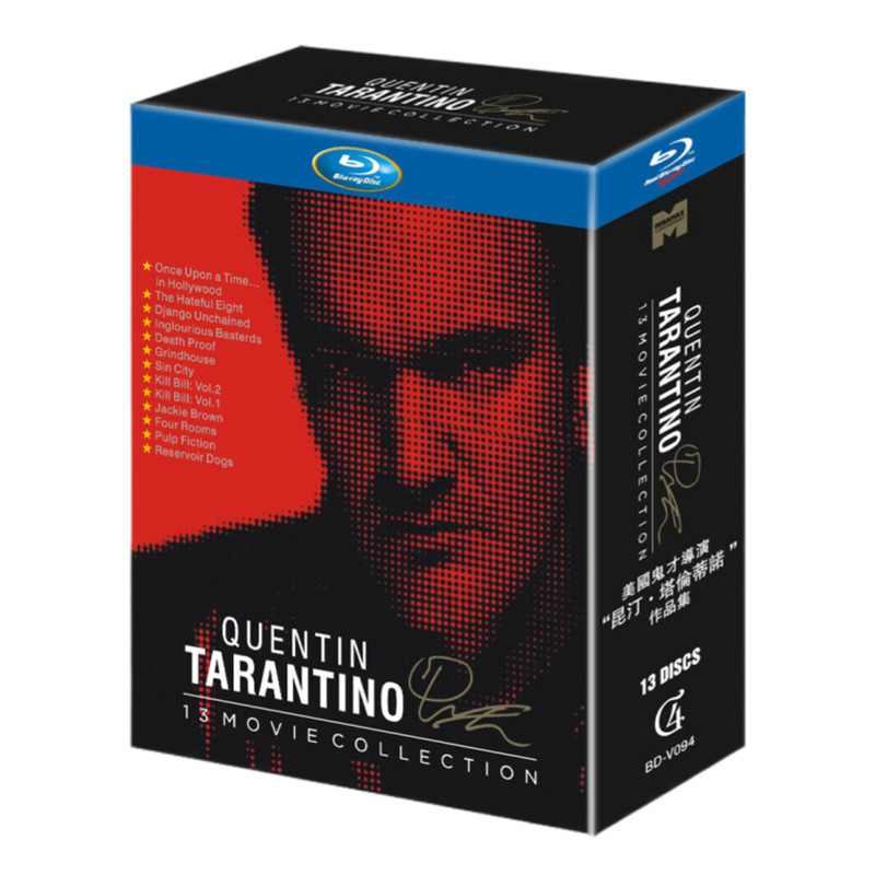 Blu-Ray Ultra Hd Movie Collection of Director Quentin Tarantino's Works, Bd Disc Collection Edition Blu-Ray Ultra Hd Movie Collection of Director Quentin Tarantino's Works, Bd Disc Collection Edition