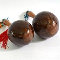 Coconut shell maracas large maracas professional maracas coconut shell maracas 1 set for 2 new models KTV maracas coconut maracas.