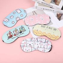 Summer cartoon cute light-blocking sleep ice compress eye mask for men and women cute breathable ice hot compress eye mask manufacturer direct sale
