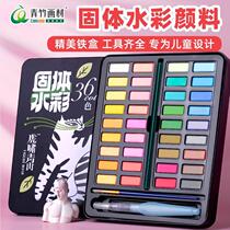 Cross-border pearlescent solid watercolor pigment 36 colors pearlescent watercolor 48 colors nail art pearlescent watercolor pigment