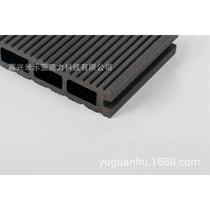 Factory direct sales spot black coffee square hole wood plastic flooring for outdoor use outdoor flooring