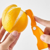 Orange peeler household finger open orange dragon fruit artifact grapefruit peeling pomegranate peeling folding orange peeling knife