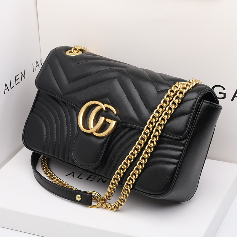 Luxury Brand-Name Bags, Classic and Versatile, High-End Fashion Trend, Single-Shoulder Cross-Body Chain Women's Bag, Love Bag