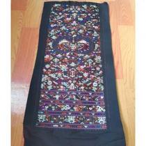 Miao embroidery machine embroidery piece broken thread silk embroidery cloth ethnic minority clothing accessories