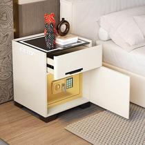 Smart bedside table safe invisible integrated home bedroom multifunctional bedside living room storage simple